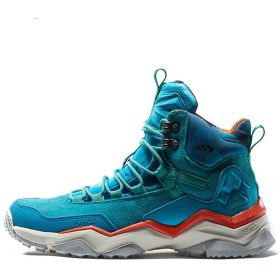 Hiking Shoes Waterproof Non-slip Mountain Climbing Shoes High Top (Option: Lake Blue-41)