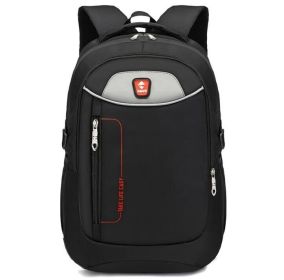 Backpack, Travel Water Resistant School Backpack (Color: Black, size: M)