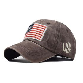 Fashion American Flag Camouflage Baseball Cap Men's Women's Rebound Cap Army Bone Truck Driver High Quality Gorras (Color: 2, size: adjustable)