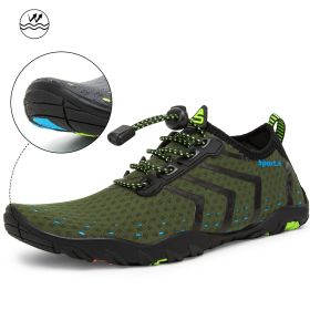 Light And Portable Beach Wading Shoes (Option: Green-45)